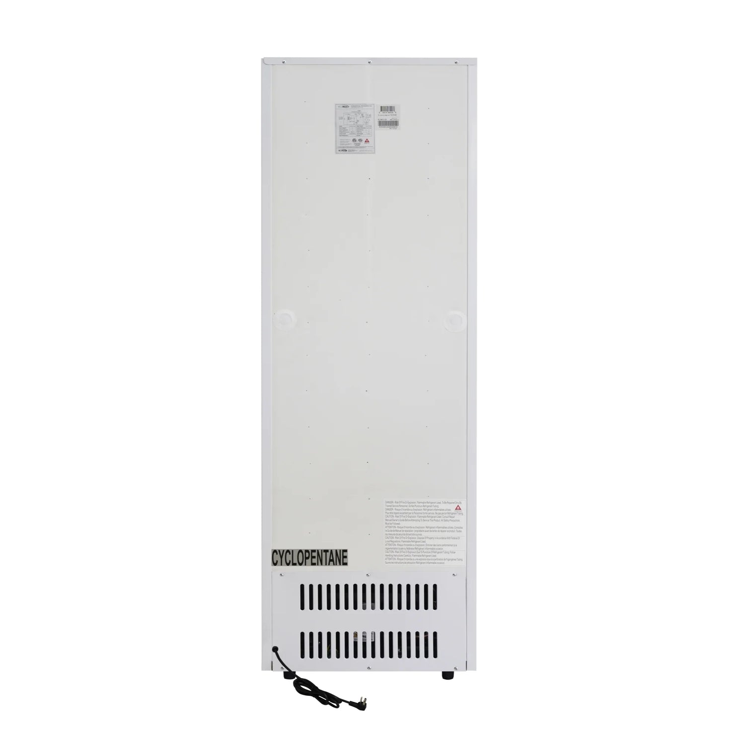 One-Door Commercial Merchandiser Refrigerator in White 24 in, 12 cu. ft.