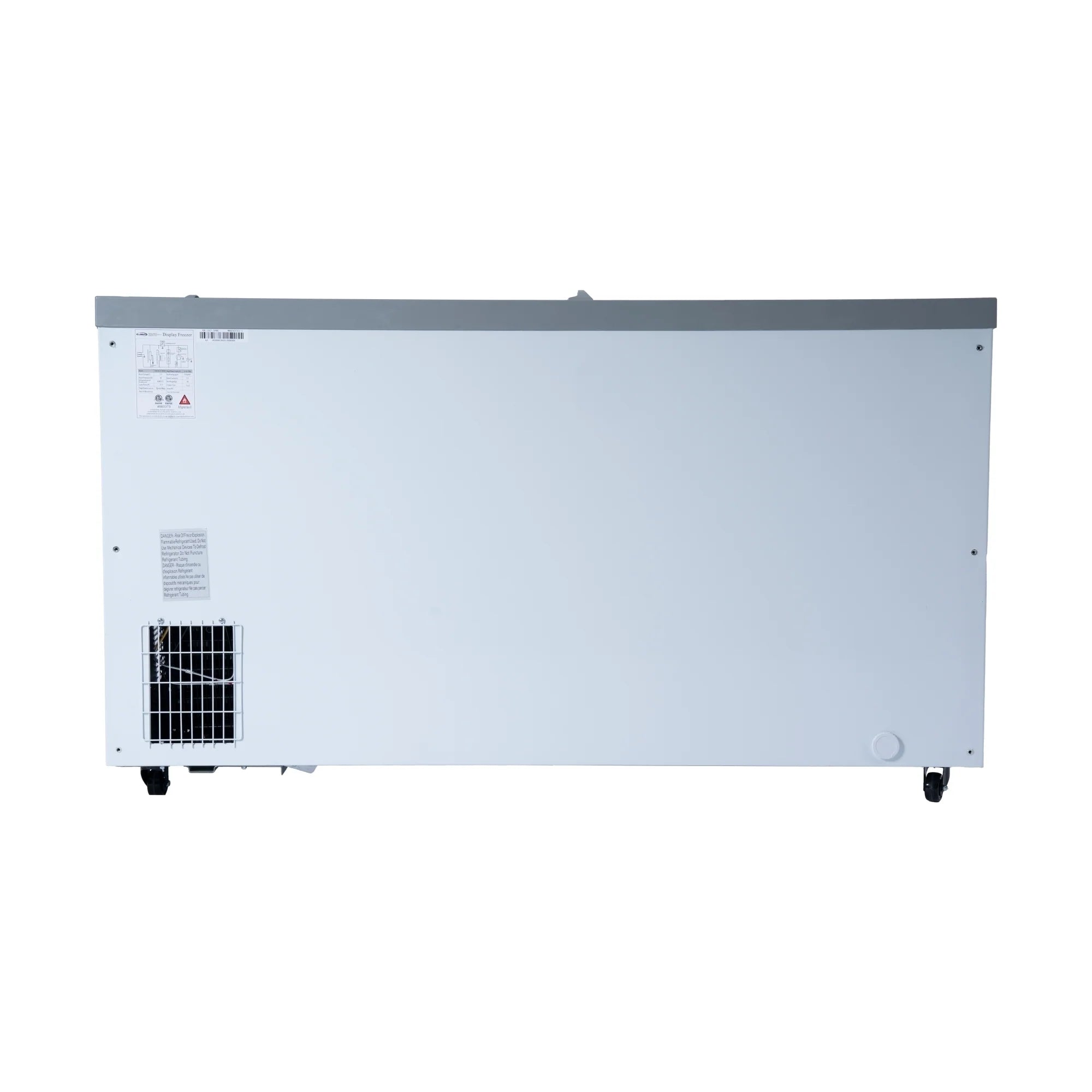 Manual Defrost Island Chest Freezer in White, 58 In. 14 cu. ft.