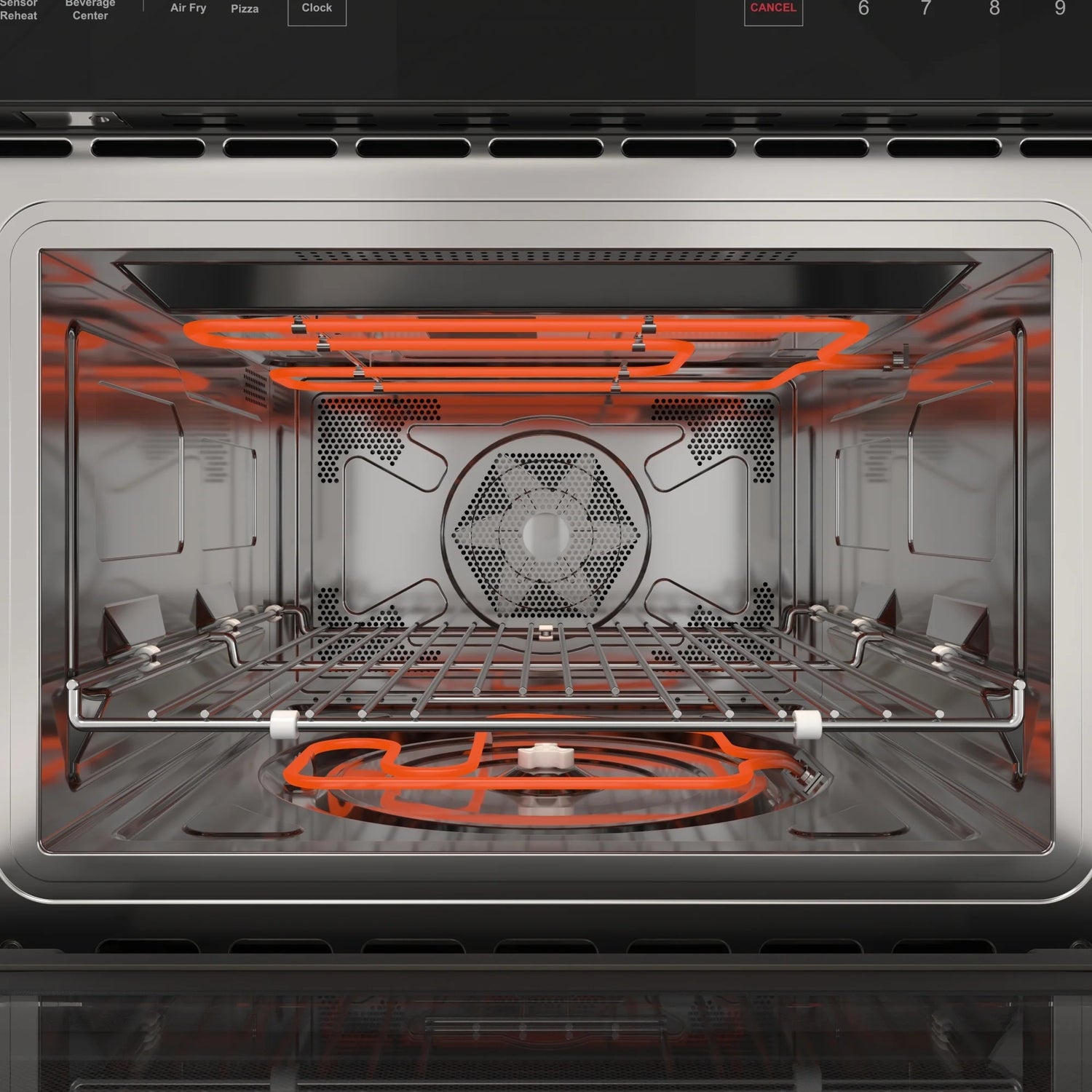 KoolMore Reserve 24 in. Built-In Microwave Convection Oven with Air Fry, 3-in-1 Combo, Sensor Cook, Soft-Close Door, 1.6 cu. ft. in Stainless Steel