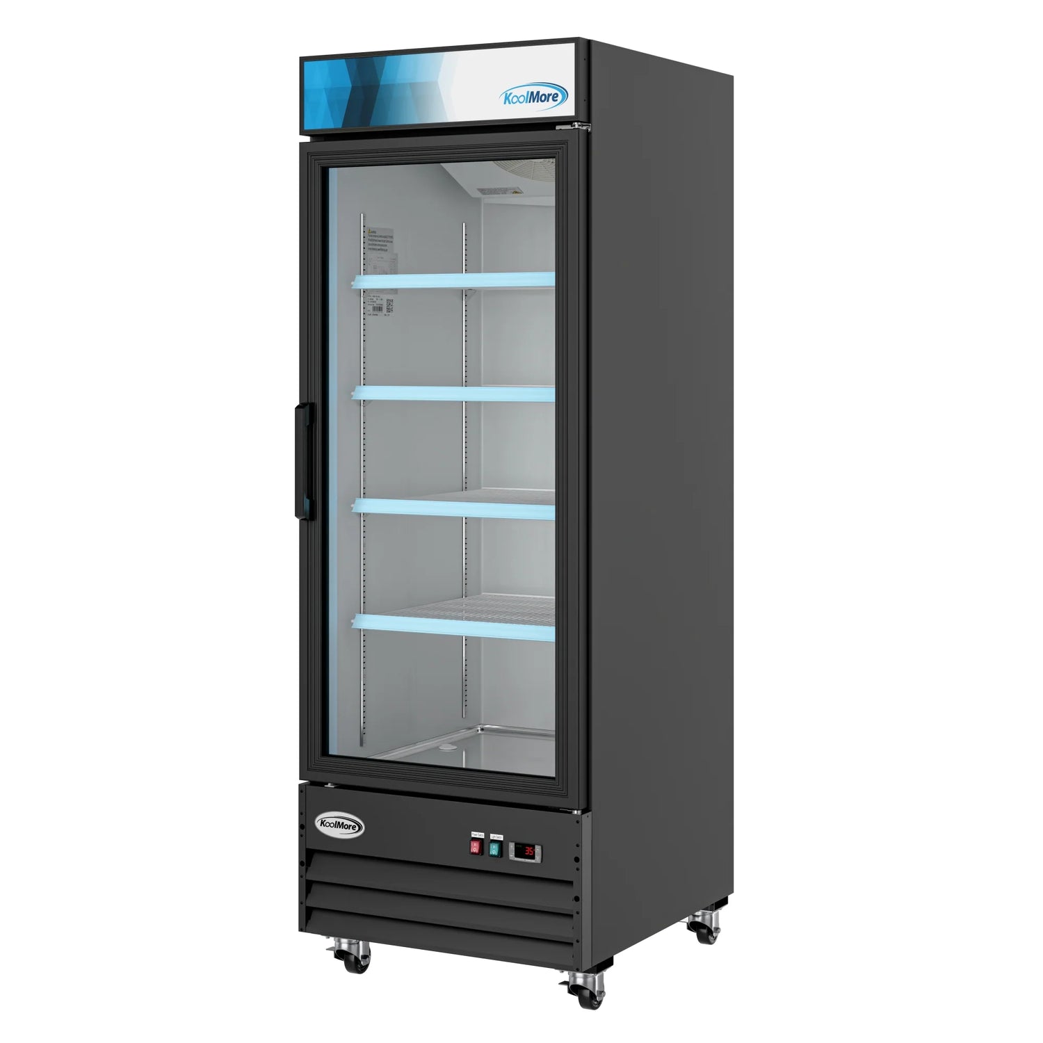 One-Door Merchandiser Refrigerator 28 in, 23 Cu Ft.