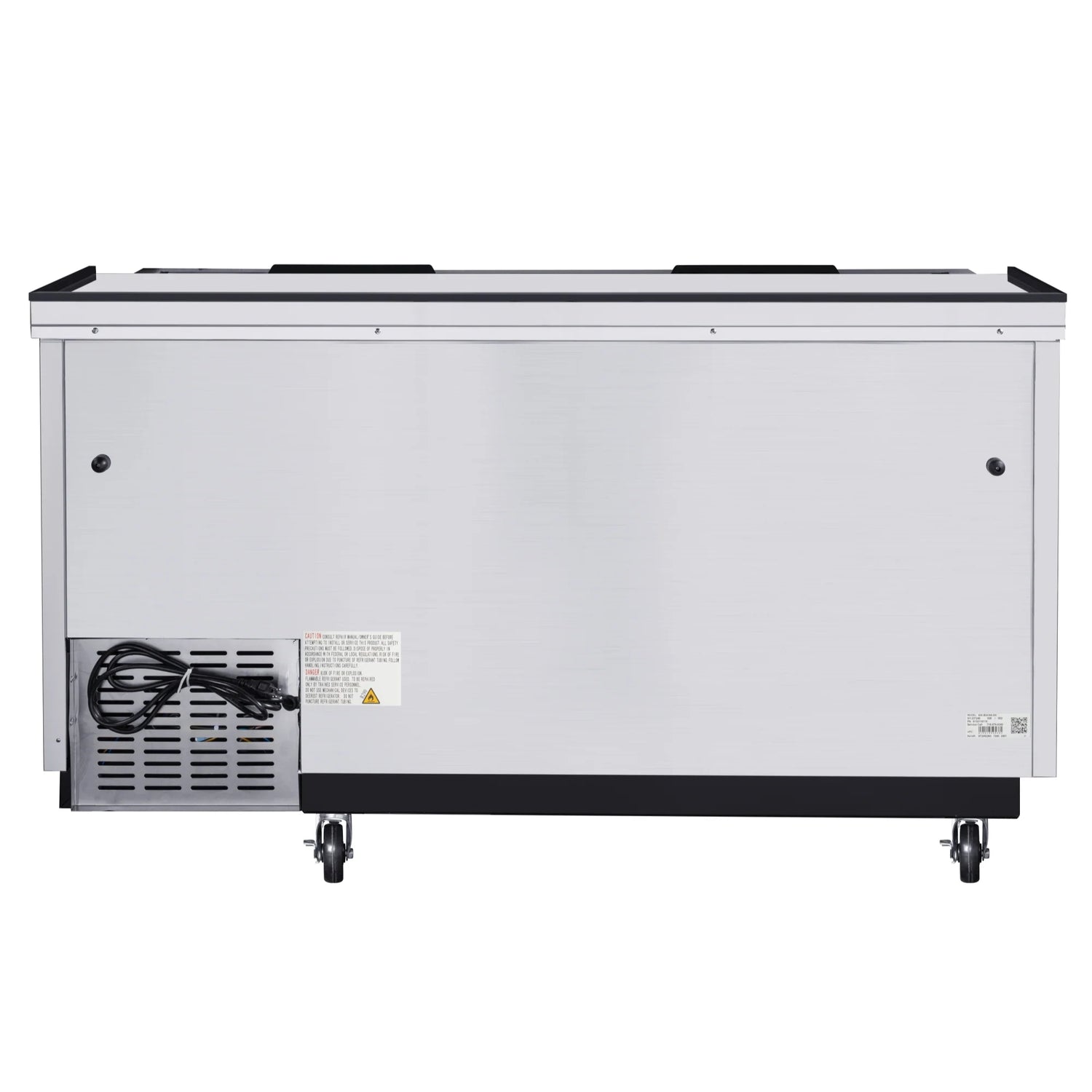 Commercial Bottle Cooler with Built-In Opener, ETL Listed, 19 cu. ft. 65 In.
