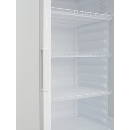 One-Door Commercial Merchandiser Refrigerator in White 24 in, 12 cu. ft.
