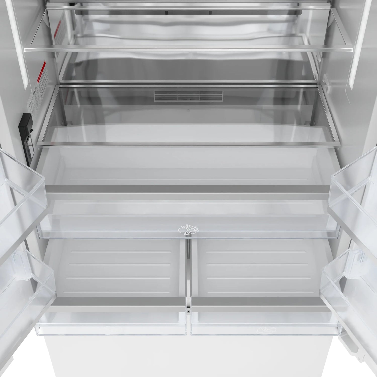 KoolMore Reserve 36 In. Panel Ready French Door Refrigerator with Ice Maker and Water Dispenser, Frost Free, 19.6 Cu. Ft.