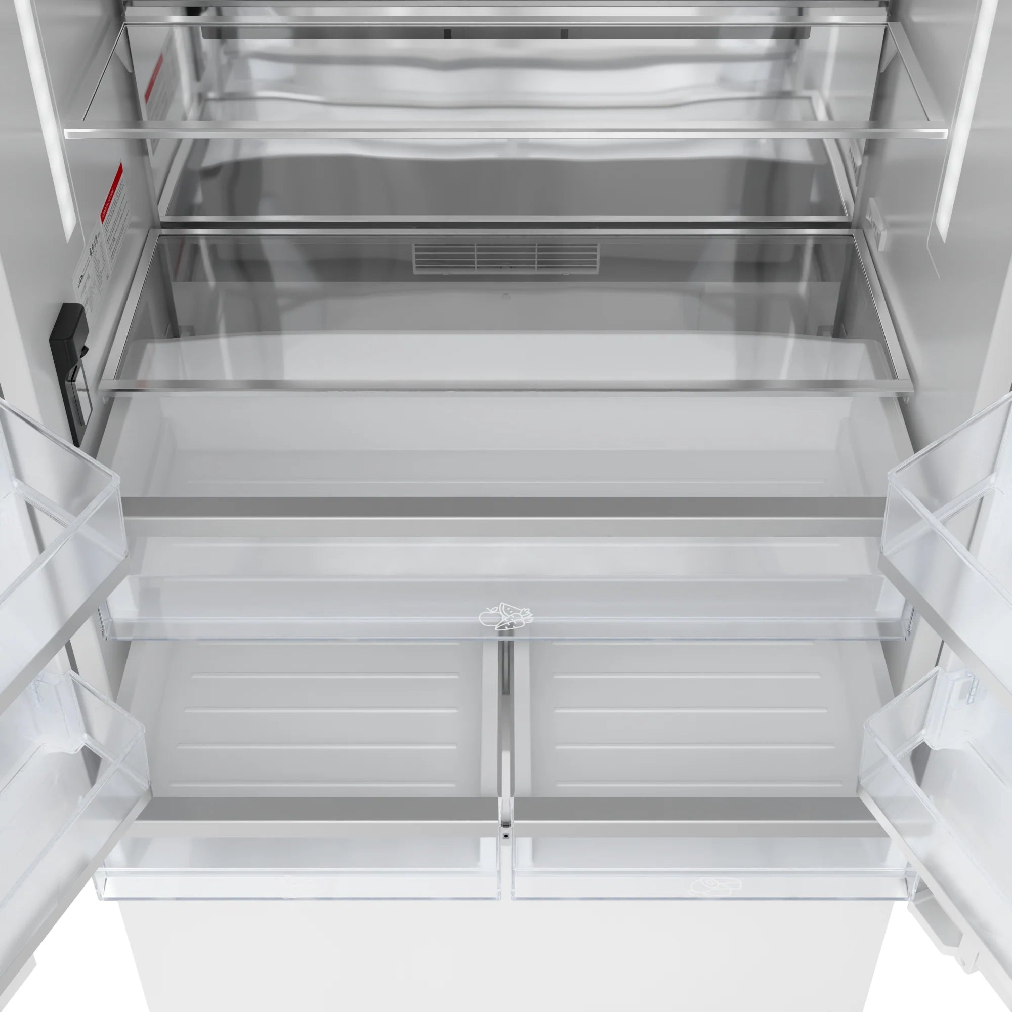 KoolMore Reserve 36 In. Panel Ready French Door Refrigerator with Ice Maker and Water Dispenser, Frost Free, 19.6 Cu. Ft.