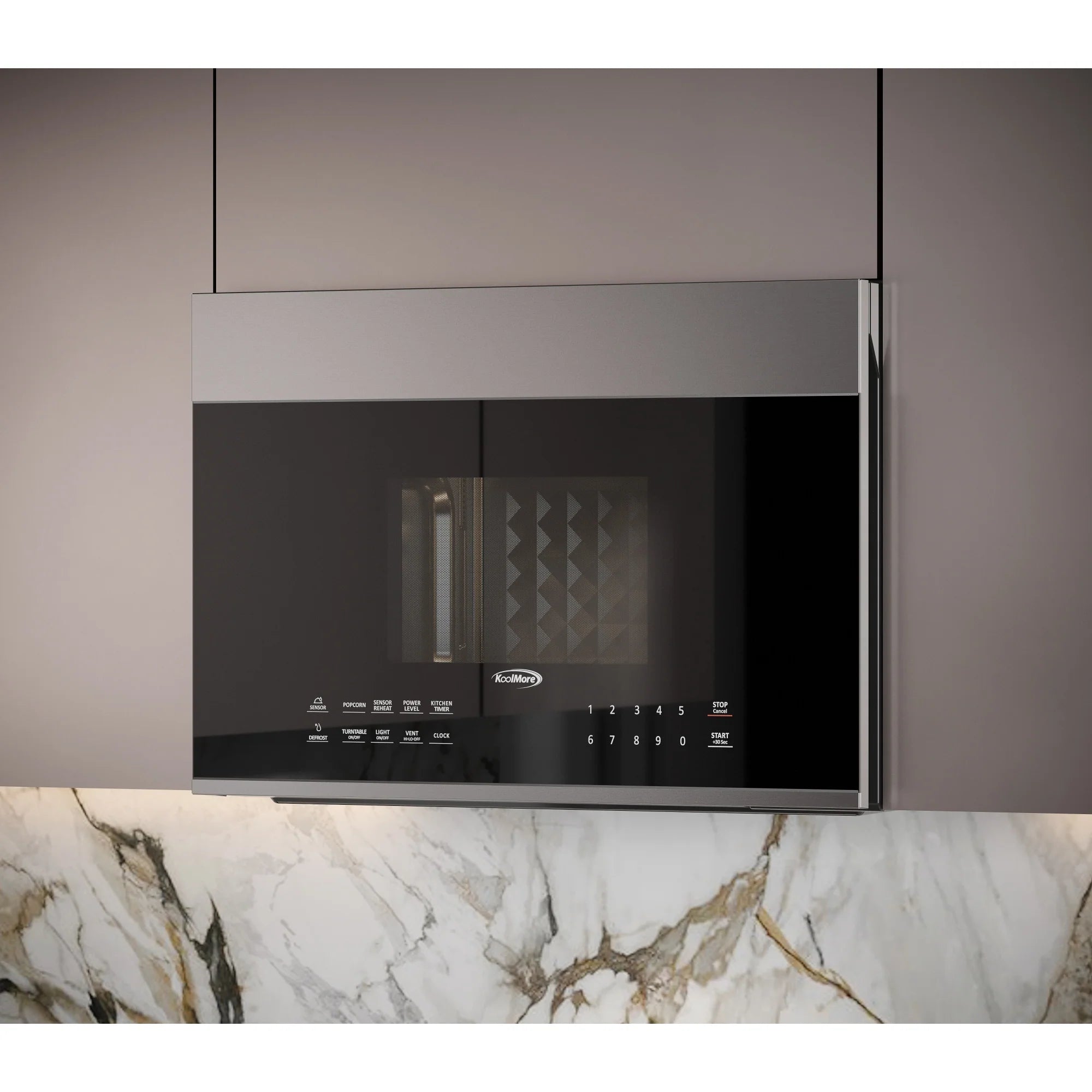 Over the Range Stainless Steel Microwave, 300 CFM, One Panel, 1.3 cu. ft.