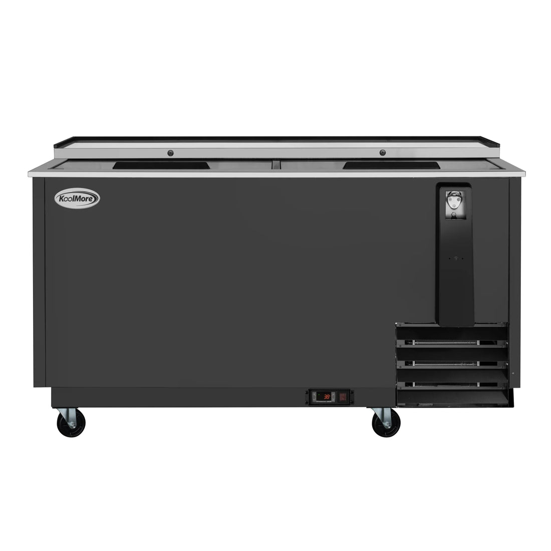Commercial Bottle Cooler with Built-In Opener, ETL Listed, 19 cu. ft. 65 In.
