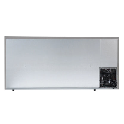 72" 3-Door Back Bar Cooler – 18 Cu. Ft LED Fridge