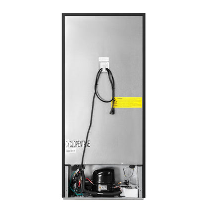 Garage Ready Convertible Upright Manual Defrost Freezer/Refrigerator in Stainless Steel 7 cu. ft.