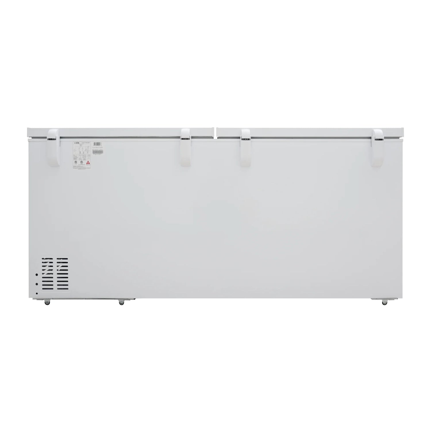 Commercial Chest Freezer, 30 Cu. Ft. in White, ETL Listed, 79 In.