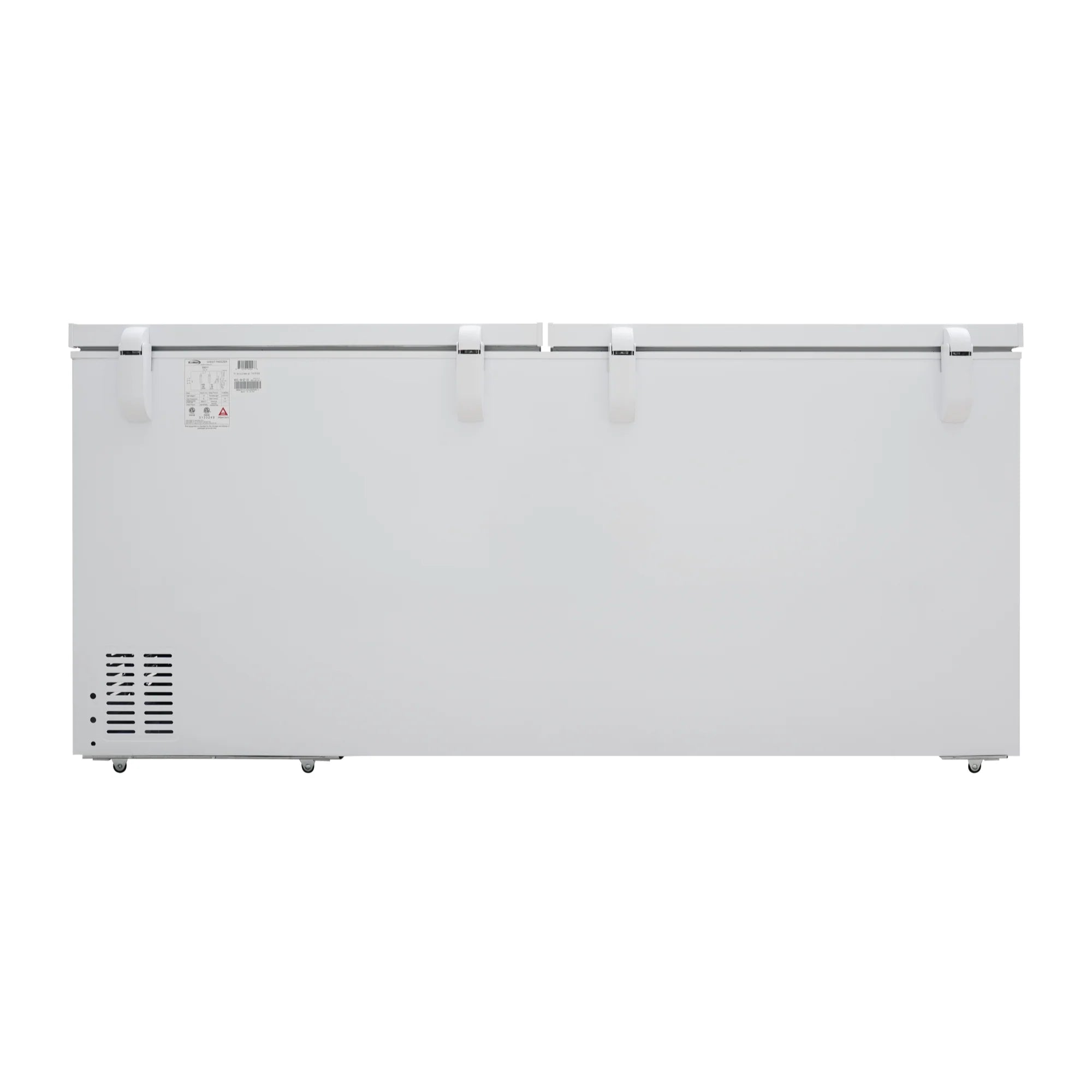 Commercial Chest Freezer, 30 Cu. Ft. in White, ETL Listed, 79 In.