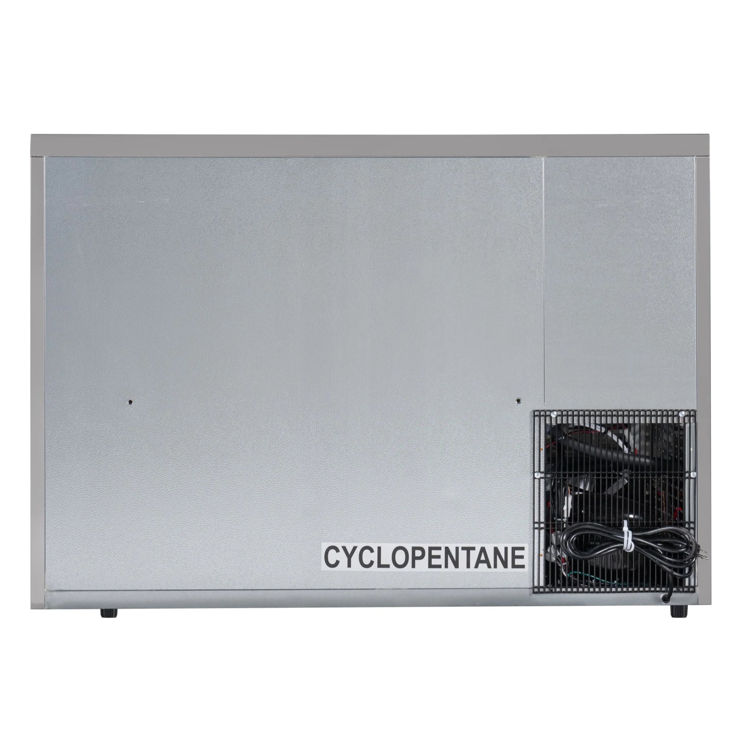 Commercial Two Glass Door Back Bar Cooler Refrigerator with Side Condenser and Compressor, LED Lighting, 11 Cu. Ft Capacity, 47 In.