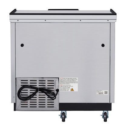 Commercial Bottle Cooler with Built-In Opener, ETL Listed, 9 cu. ft. 36 In.