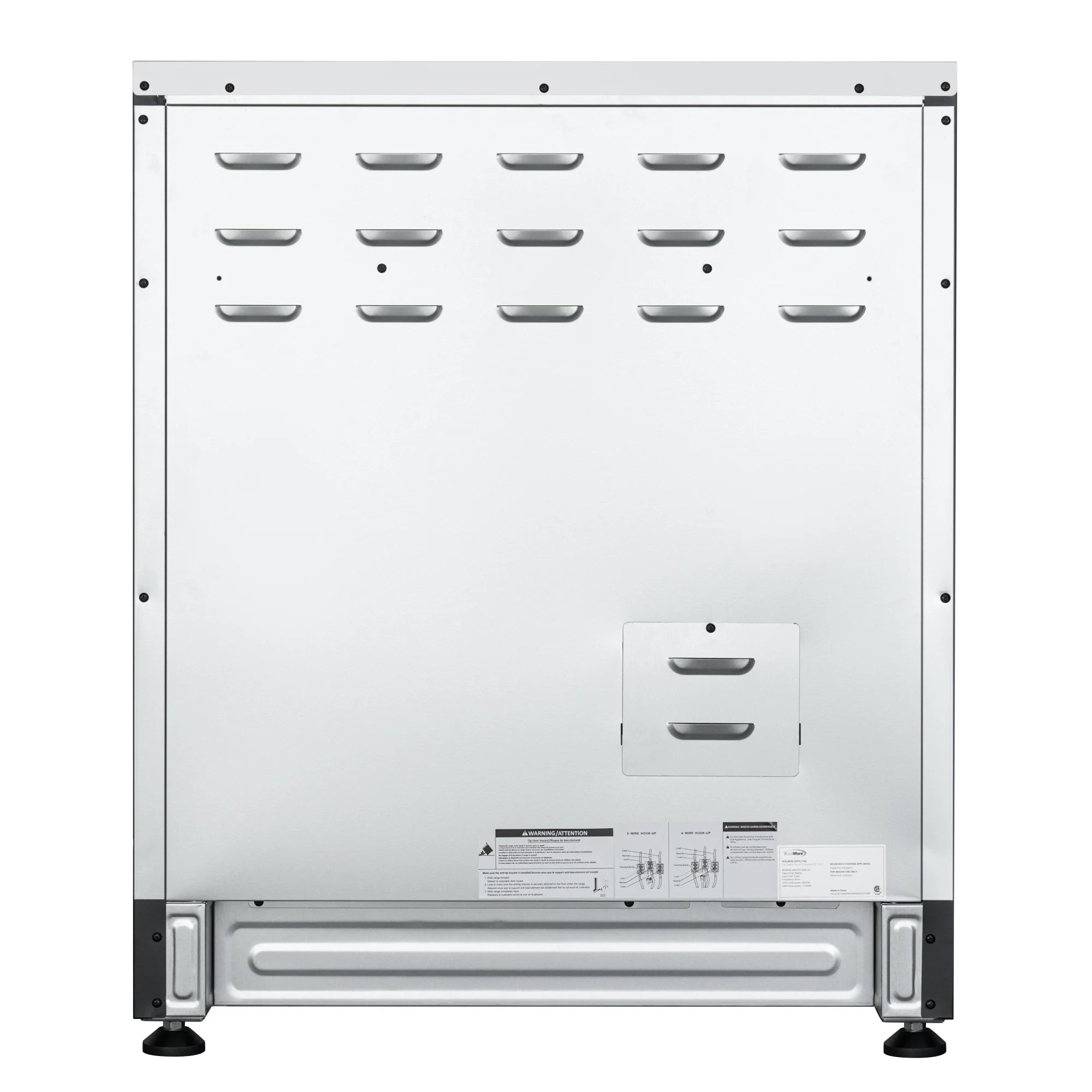 Professional Electric Range with 14900W of Power, 240V in Stainless-Steel, 30 In.