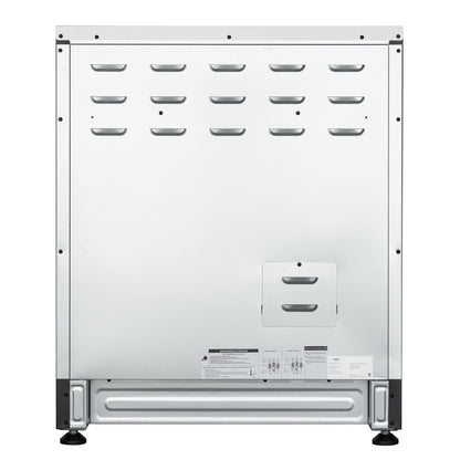 Professional Electric Range with 14900W of Power, 240V in Stainless-Steel, 30 In.