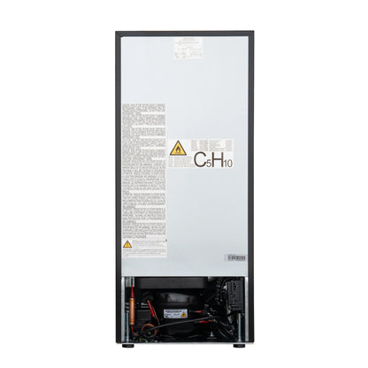 Built-In Panel Ready Undercounter Beverage Refrigerator, Compact with Digital Temperature Control, Glass Shelves, Security Lock, 15 In.