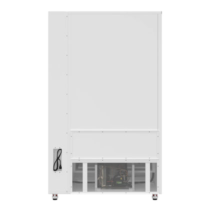 Commercial Freezer Ice Cream Vending Machine with 44 Slots, Ample 49 in. Touch Display, Bill Acceptor and Credit Card Reader in White, 45 In.
