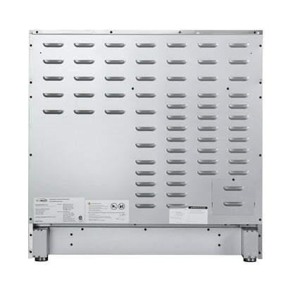 Electric Professional Range with Tilt Panel and Digital controls, Self-Cleaning, 16300W of Power, 240V in Stainless-Steel, 36 In.