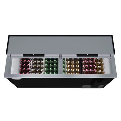Commercial Bottle Cooler with Built-In Opener, ETL Listed, 19 cu. ft. 65 In.