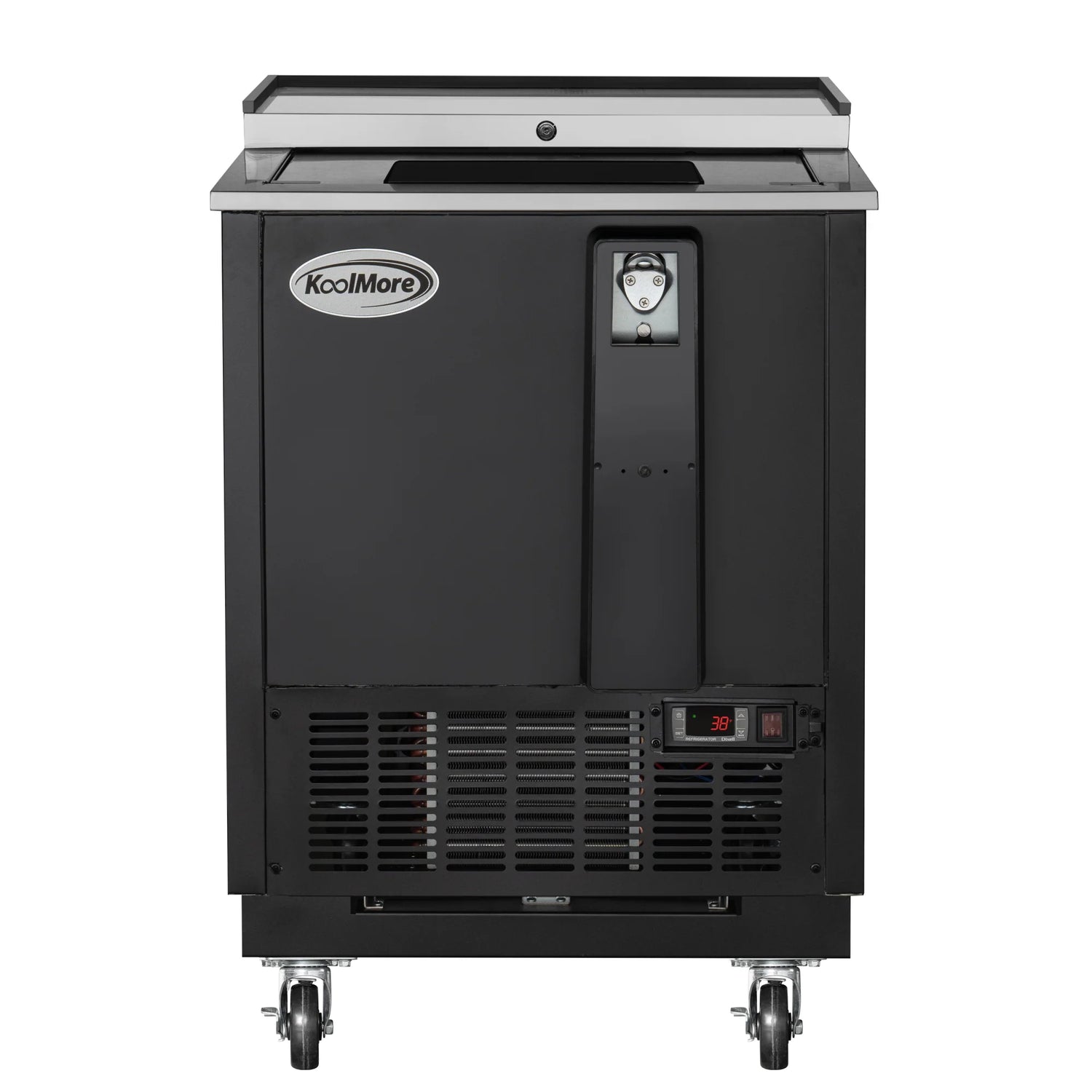 Commercial Bottle Cooler with Built-In Opener, ETL Listed, 5 cu. ft. 25 In.