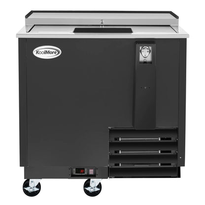 Commercial Bottle Cooler with Built-In Opener, ETL Listed, 9 cu. ft. 36 In.