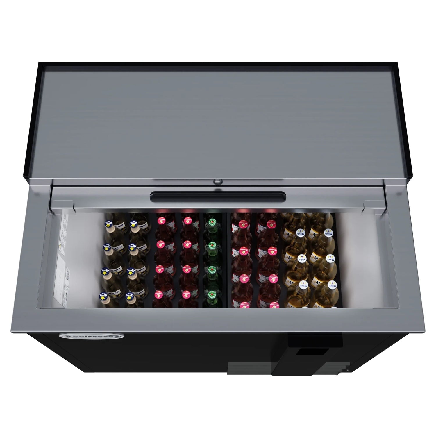 Commercial Bottle Cooler with Built-In Opener, ETL Listed, 9 cu. ft. 36 In.