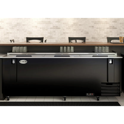 Commercial Bottle Cooler with Built-In Opener, ETL Listed, 30 cu. ft. 95 In.