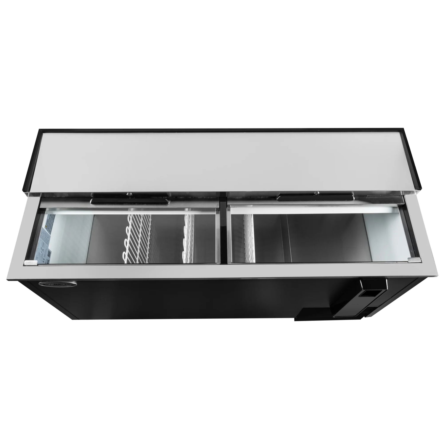Commercial Bottle Cooler with Built-In Opener, ETL Listed, 19 cu. ft. 65 In.