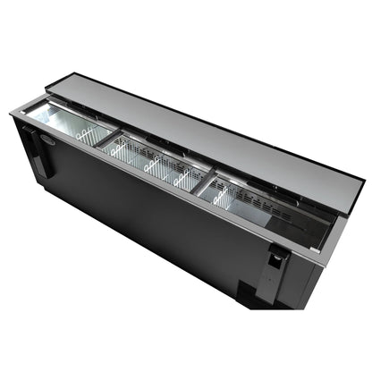 Commercial Bottle Cooler with Built-In Opener, ETL Listed, 30 cu. ft. 95 In.