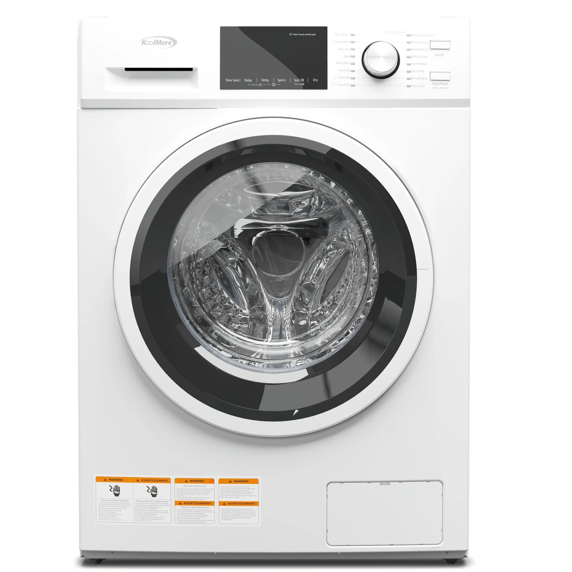 All-in-One Washer &amp; Dryer Combo in White 2.7 cu ft.