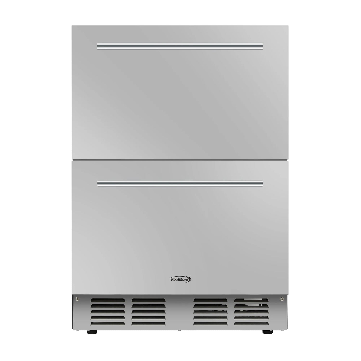 Built-in Two-Drawer Outdoor Refrigerator in Stainless-Steel, 24 In.