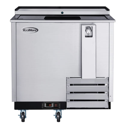 Commercial Bottle Cooler with Built-In Opener, ETL Listed, 9 cu. ft. 36 In.