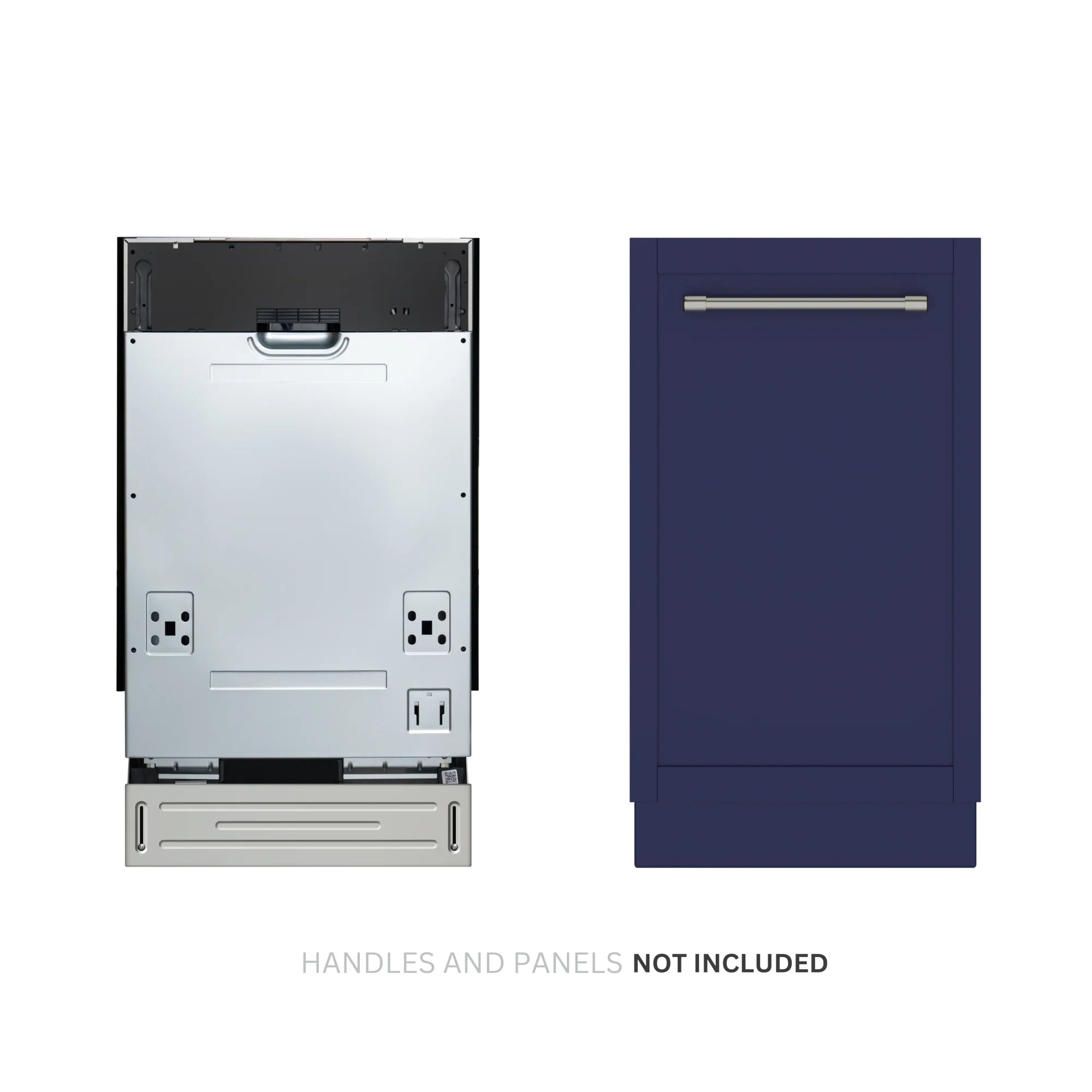 ADA Panel Ready with 8 Place Settings 52 DB Dishwasher in Stainless-Steel, 18 In.