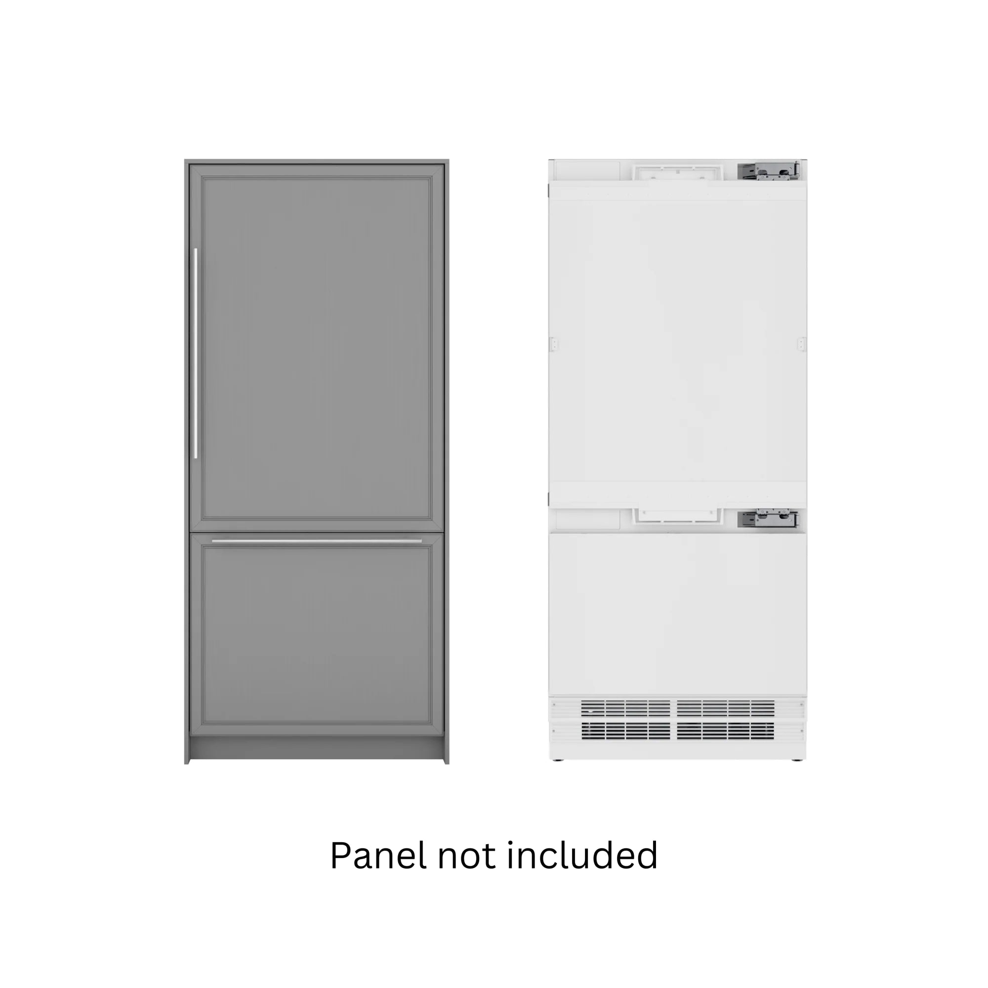KoolMore Reserve 36 in. Panel Ready Refrigerator and Freezer with Ice maker and Water dispenser, Frost Free, 19.7 Cu. Ft.