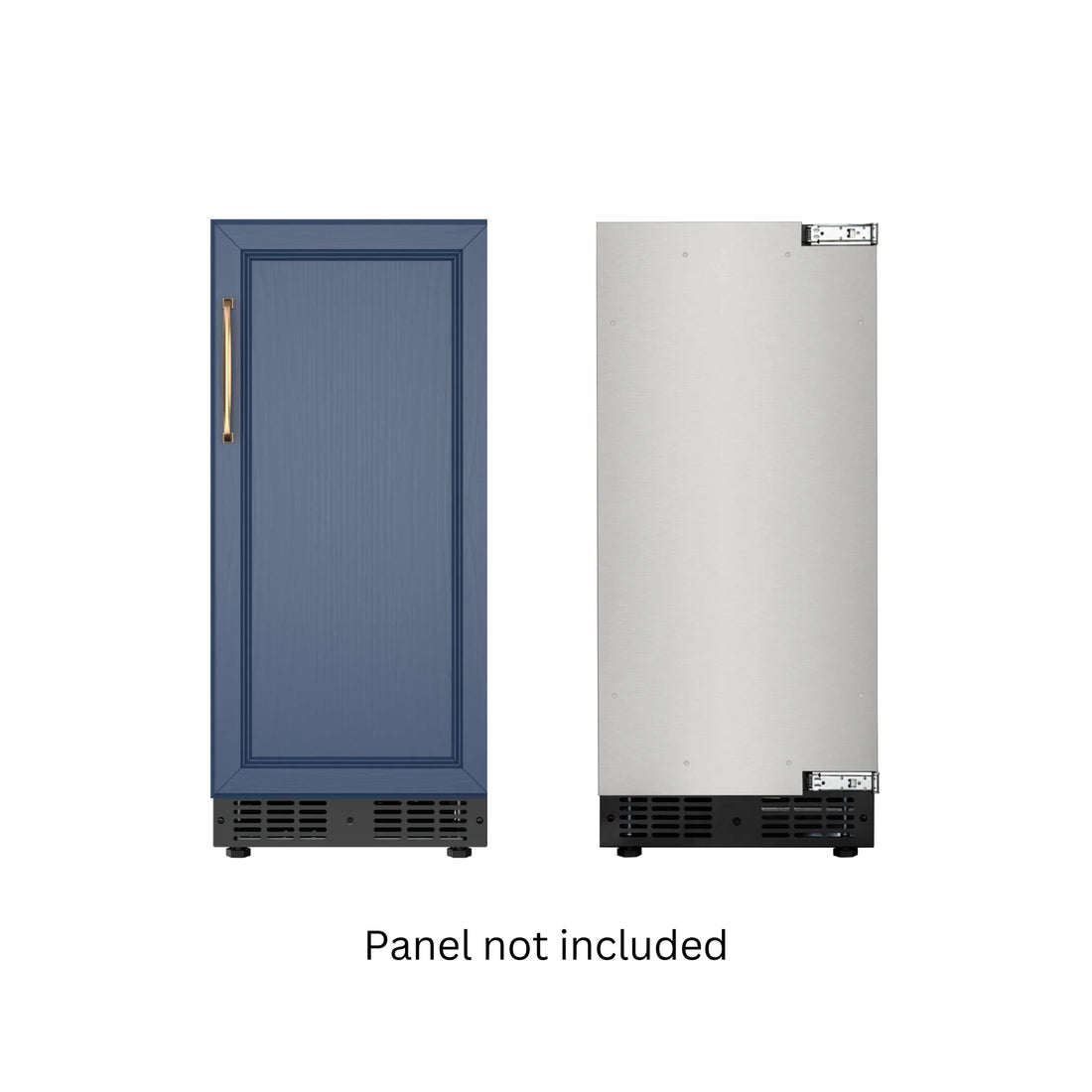 Built-In Panel Ready Undercounter Beverage Refrigerator, Compact with Digital Temperature Control, Glass Shelves, Security Lock, 15 In.