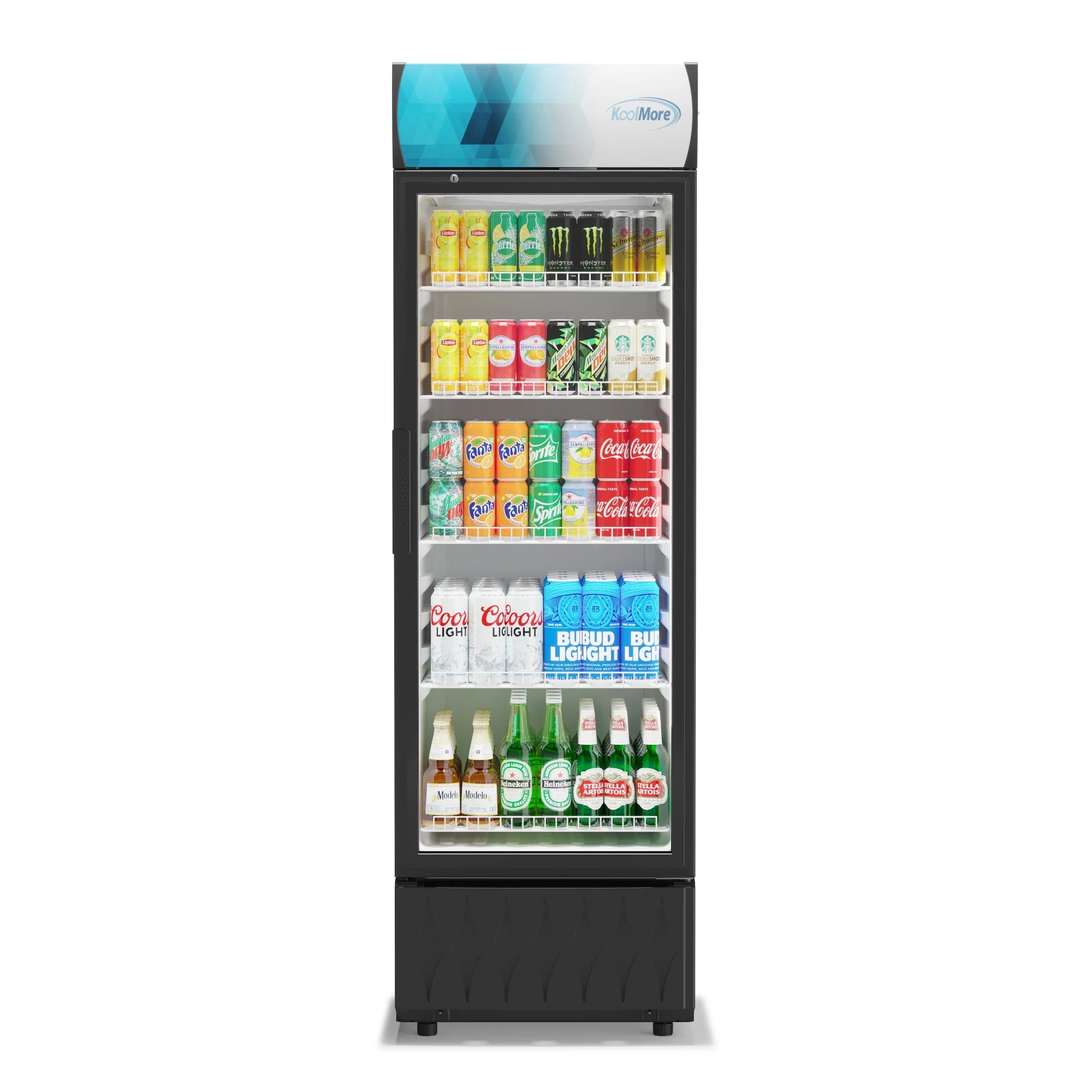 One-Door Merchandiser Refrigerator 22 in, 9 Cu Ft.