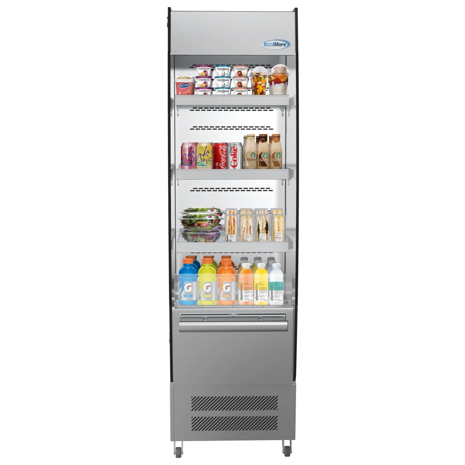 Open Air Grab and Go Refrigerator 26 in, 7.7 cu ft.