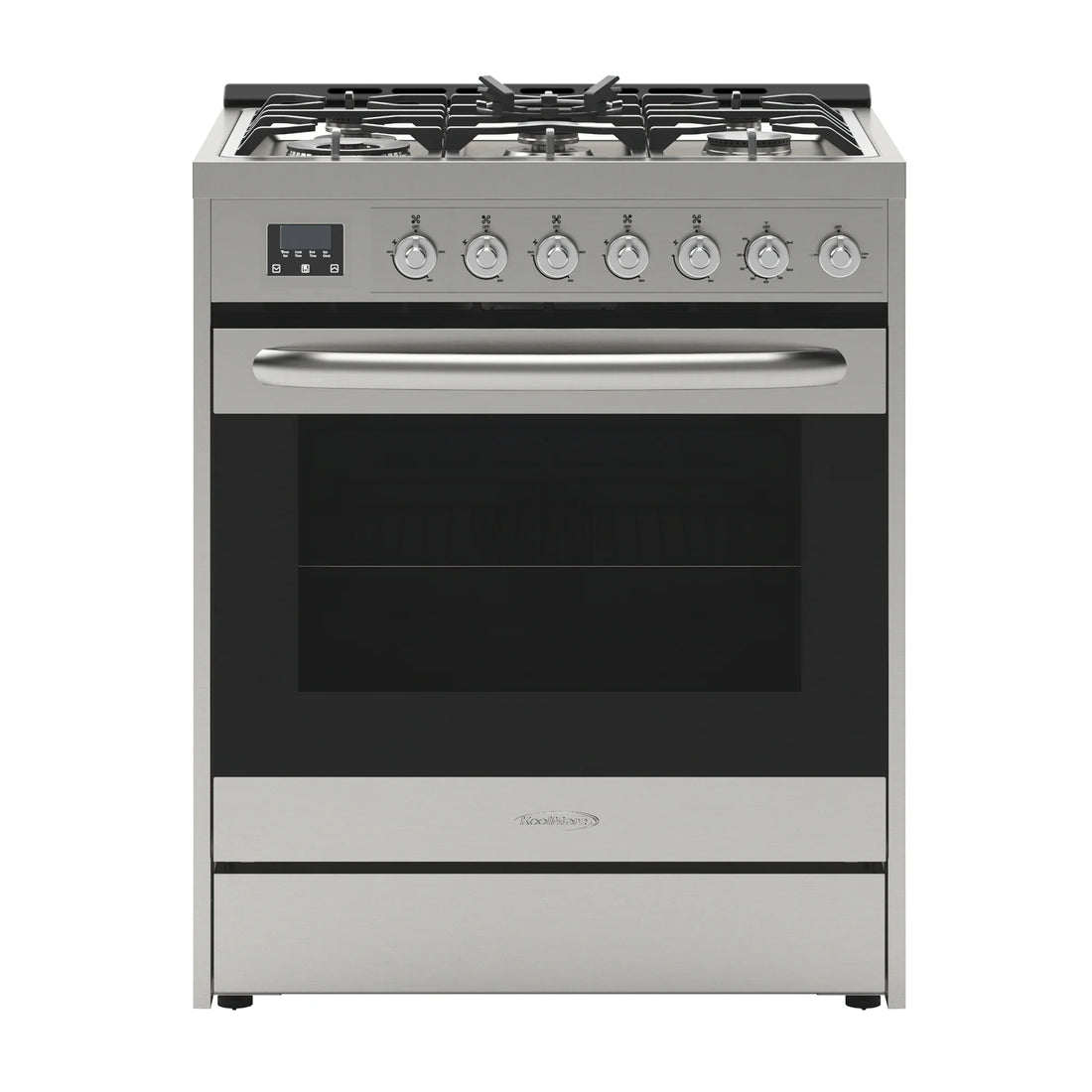 Stainless-Steel Professional Gas Range, 30 In.