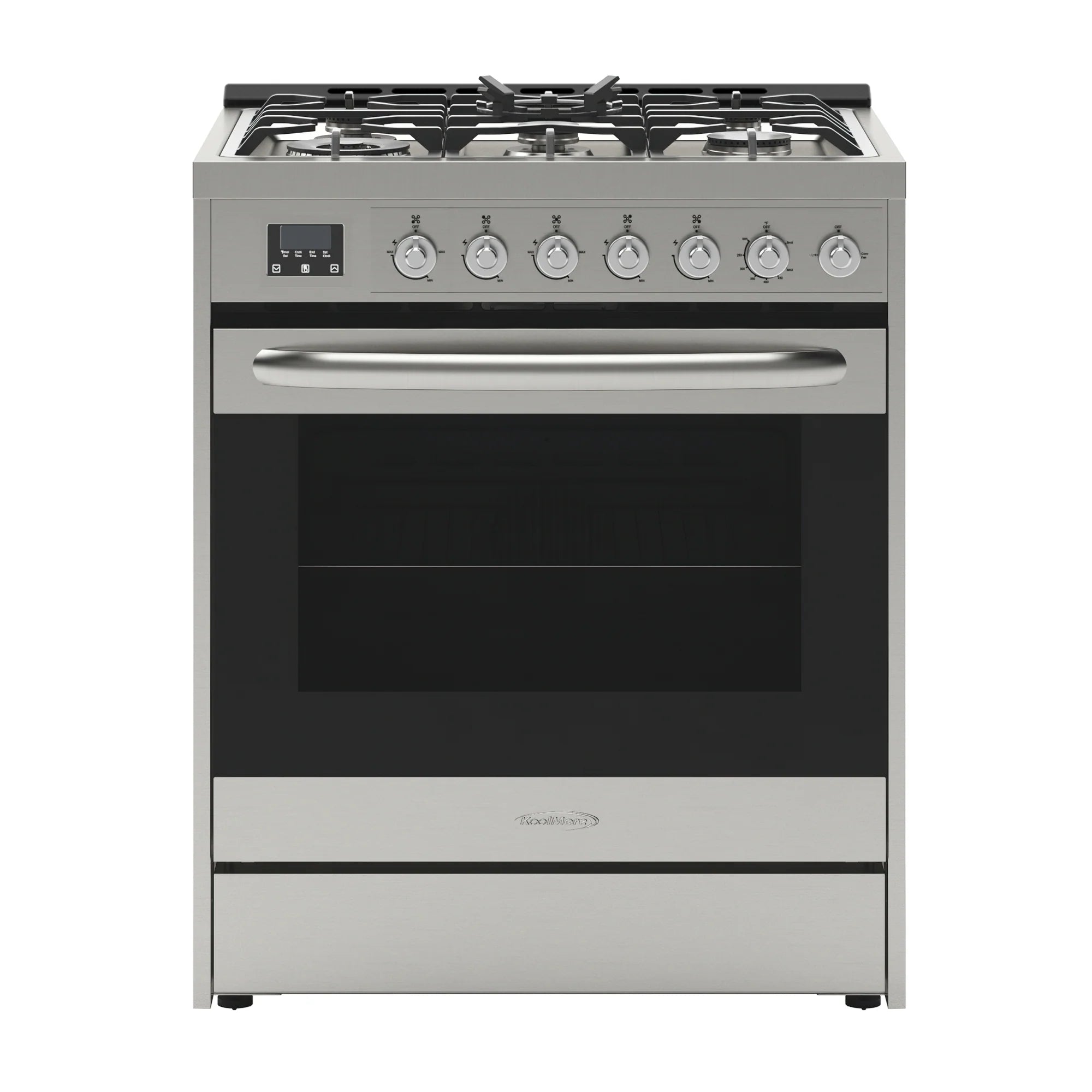 Stainless-Steel Professional Gas Range, 30 In.
