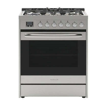 Stainless-Steel Professional Gas Range, 30 In.