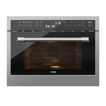 Stainless Steel Convection Oven with Microwave, 24 In.