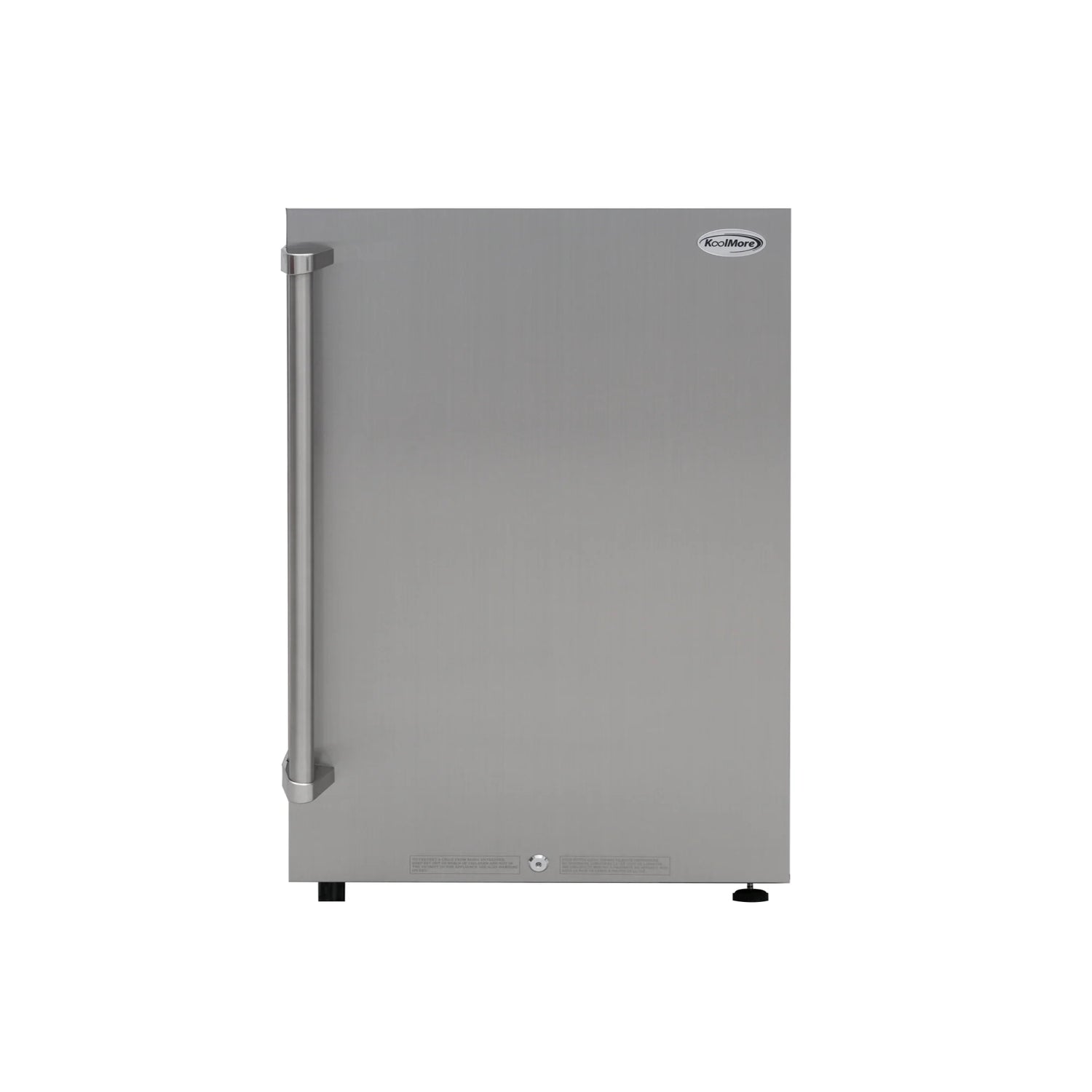 Outdoor Refrigerator with IPX 4 Rating and Glass Shelves 4.4 Cu. ft. in Stainless-Steel, 21 In.