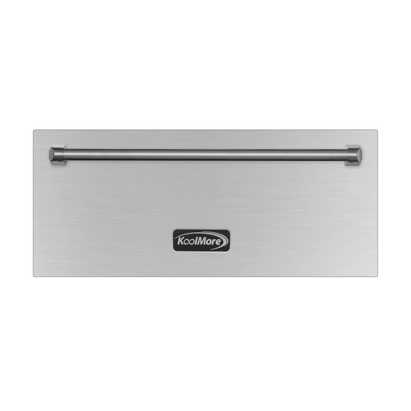 Warming Drawer with Three Compartments in Stainless-Steel, 30 In.