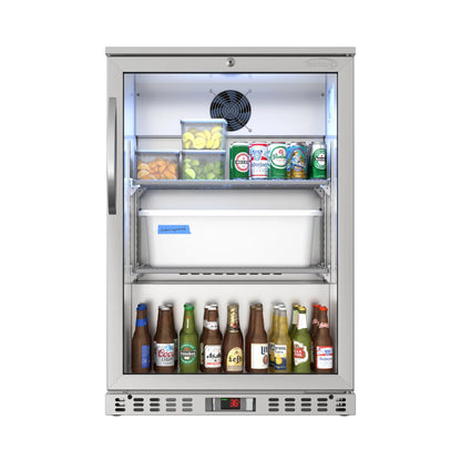 One-Door Back Bar Refrigerator - 4.1 Cu Ft. 24 In.