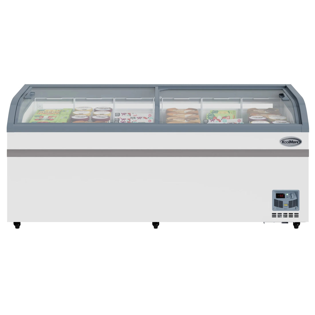 Manual Defrost Island Chest Freezer in White, 78 In. 19 cu. ft.