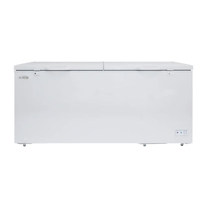 Commercial Chest Freezer, 30 Cu. Ft. in White, ETL Listed, 79 In.