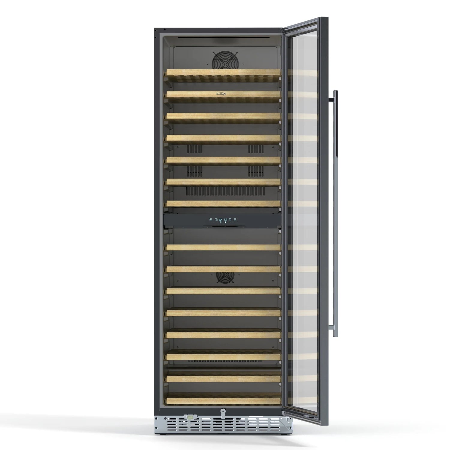 Dual Zone, Full Glass Door, Wine Cooler Refrigerator, Freestanding or Built-In Unit, 23 in, 15.1 cu ft.