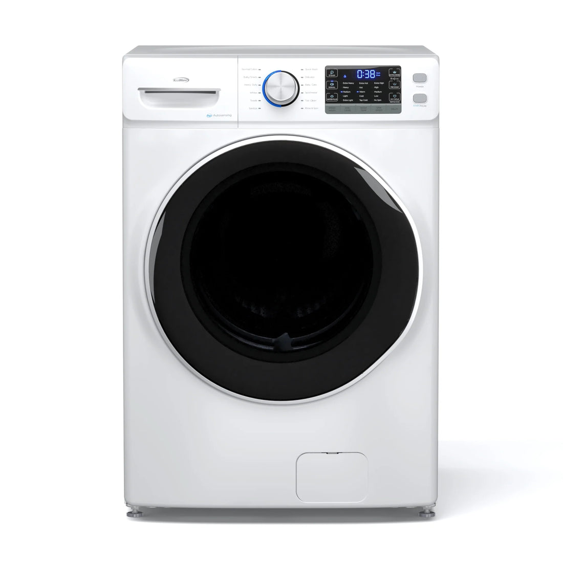 Large Capacity Stackable Front Load Washing Machine in White, 4.5 cu. ft.