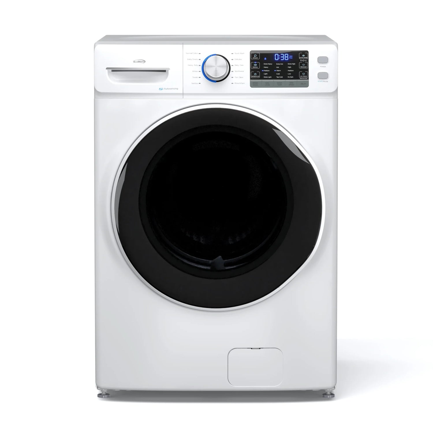 Large Capacity Stackable Front Load Washing Machine in White, 4.5 cu. ft.