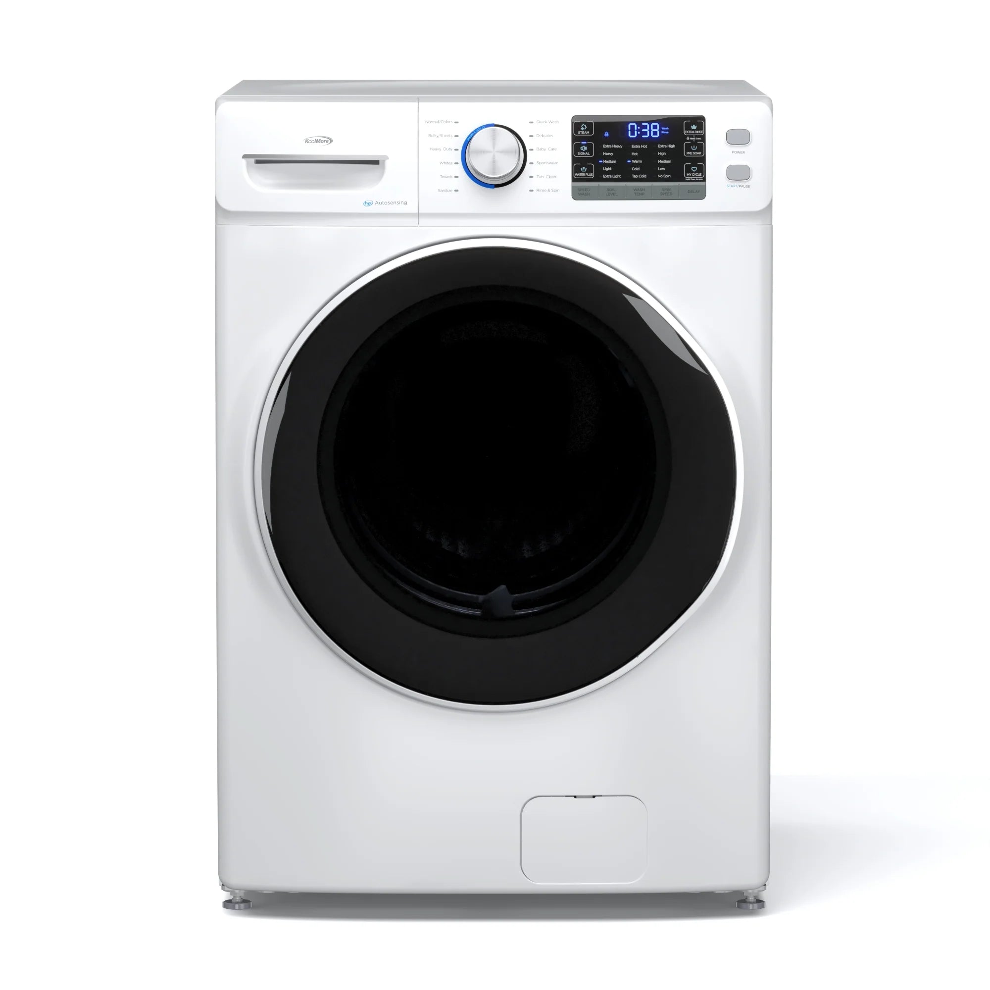 Large Capacity Stackable Front Load Washing Machine in White, 4.5 cu. ft.