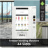 Commercial Freezer Ice Cream Vending Machine with 44 Slots, Ample 49 in. Touch Display, Bill Acceptor and Credit Card Reader in White, 45 In.